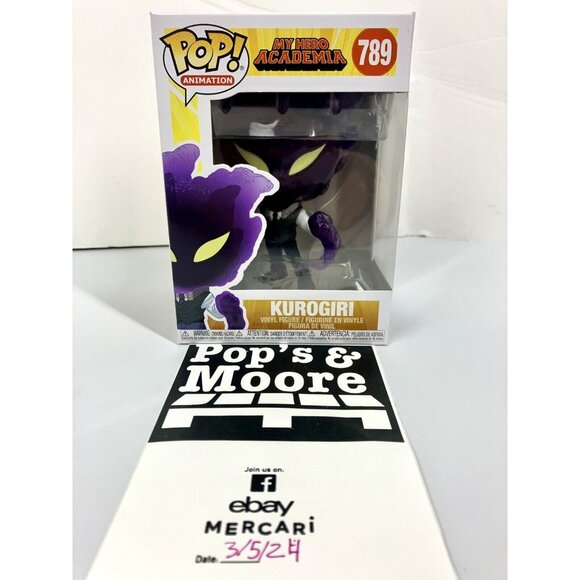Funko Pop! My Hero Academia: Kurogiri 789 Vaulted Vinyl Figure With Protector - Picture 1 of 13